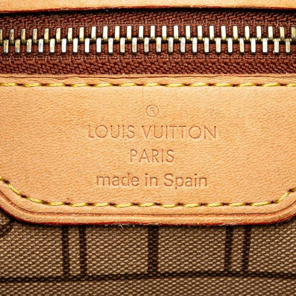 Pre-owned Louis Vuitton Monogram Neverfull MM Brown