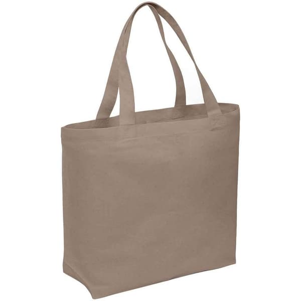 Brand Lab Plain Oversized Tote Bag Mushroom One Size