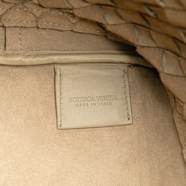Pre-owned Bottega Veneta Nappa Intrecciato Tote Brown