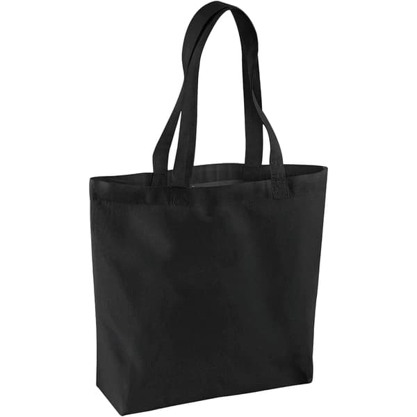 Brand Lab Plain Organic Oversized Tote Bag Black One Size