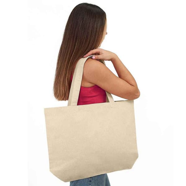Brand Lab Plain Organic Oversized Tote Bag