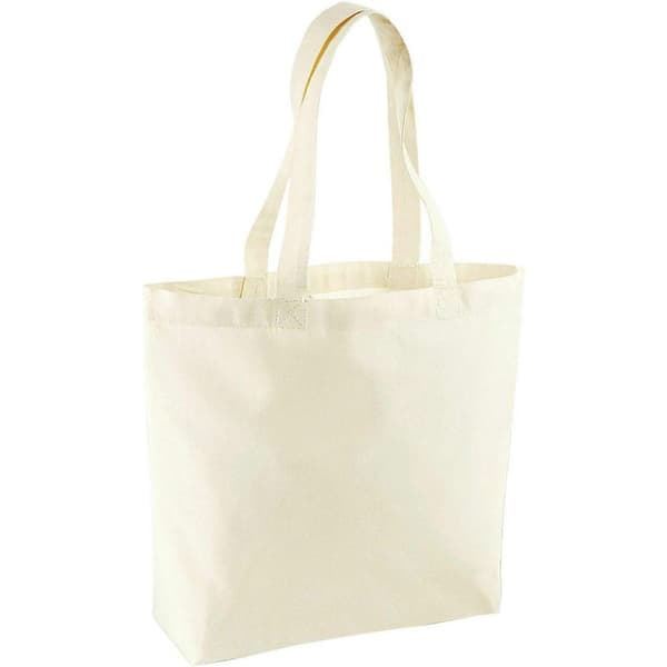 Brand Lab Plain Organic Oversized Tote Bag