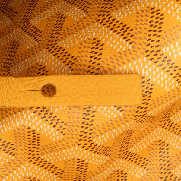 Pre-owned Goyard Goyardine Saint Louis PM Yellow