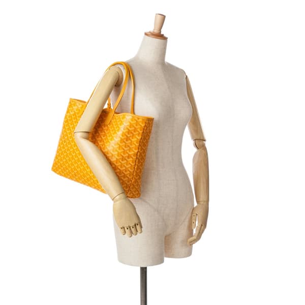 Pre-owned Goyard Goyardine Saint Louis PM Yellow