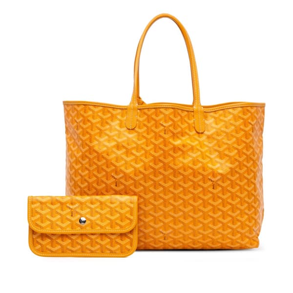 Pre-owned Goyard Goyardine Saint Louis PM Yellow