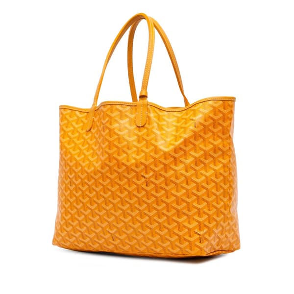 Pre-owned Goyard Goyardine Saint Louis PM Yellow