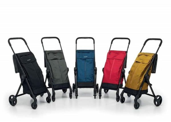 Gårvagn - Foppapedretti gångvagn - 9702002504 - Go Fast Foldable Shopping Trolley, Ocean