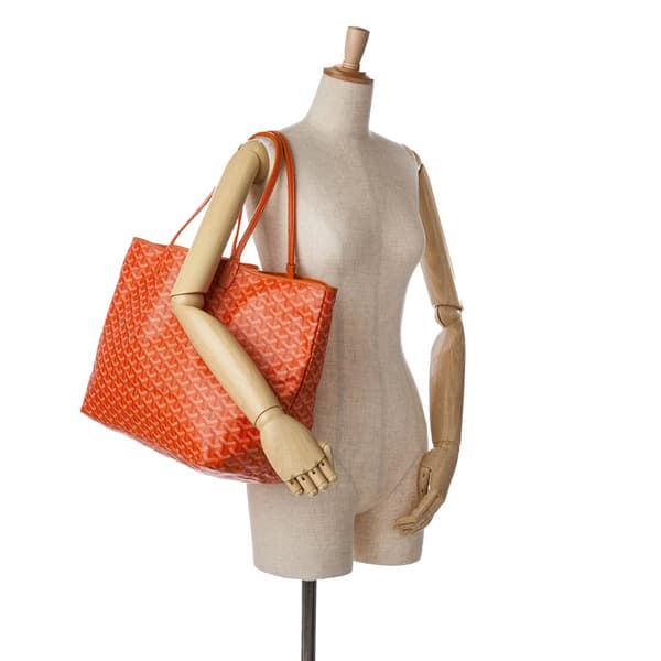 Pre-owned Goyard Goyardine Saint Louis GM Orange