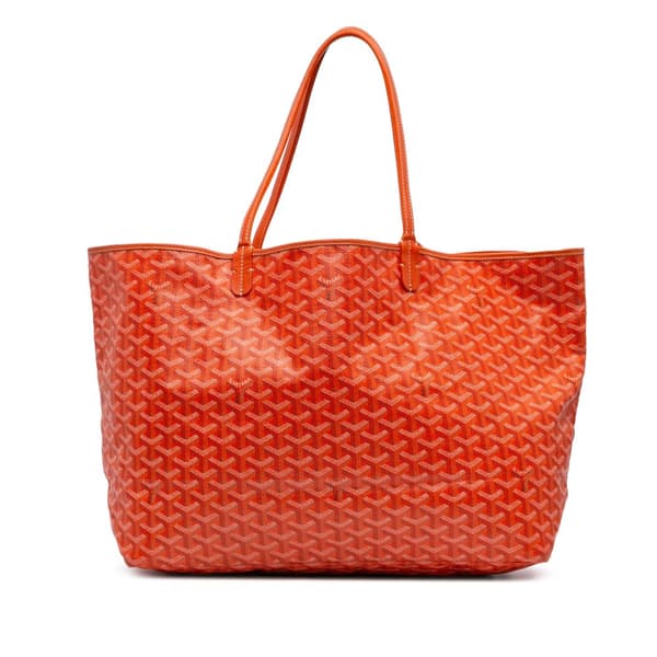 Pre-owned Goyard Goyardine Saint Louis GM Orange