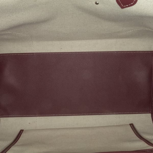 Pre-owned Goyard Goyardine Saigon Tote Red