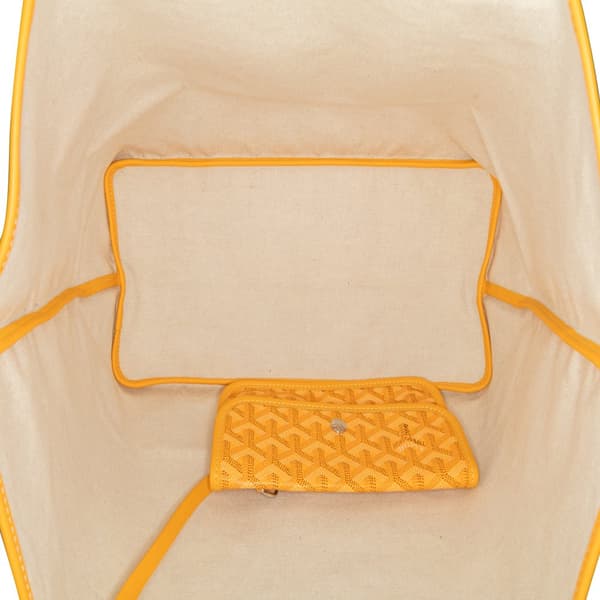 Pre-owned Goyard Goyardine Saint Louis PM Yellow