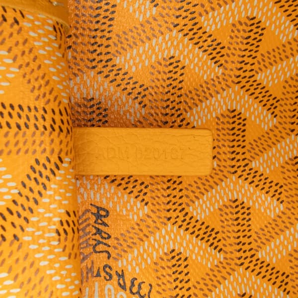 Pre-owned Goyard Goyardine Saint Louis PM Yellow