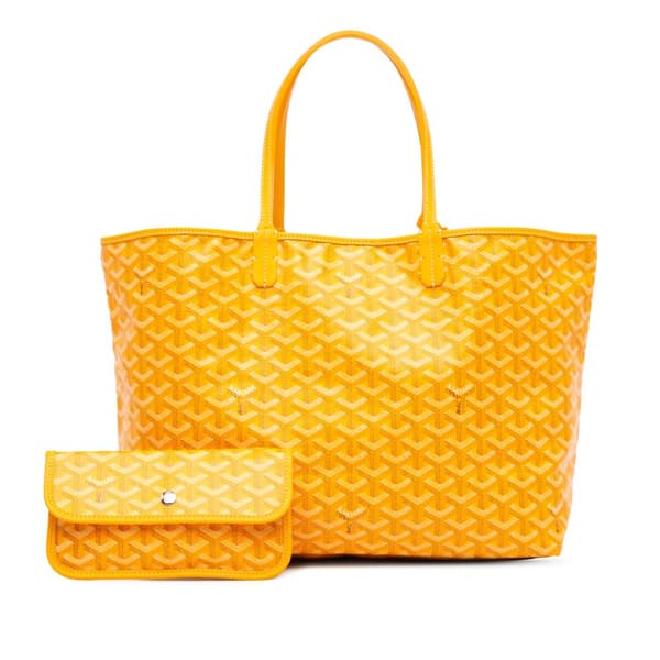 Pre-owned Goyard Goyardine Saint Louis PM Yellow