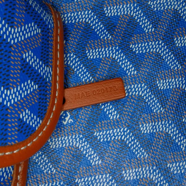 Pre-owned Goyard Goyardine Reversible Anjou GM Blue
