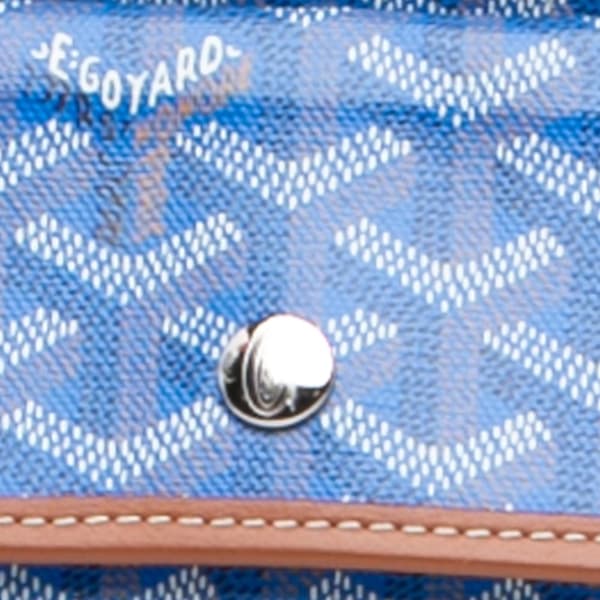 Pre-owned Goyard Goyardine Reversible Anjou GM Blue