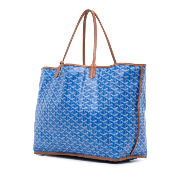 Pre-owned Goyard Goyardine Reversible Anjou GM Blue