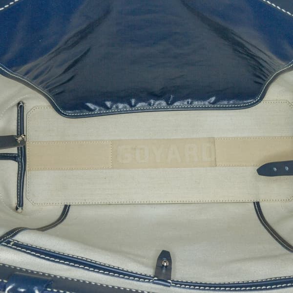 Pre-owned Goyard Goyardine Bellechasse PM Blue