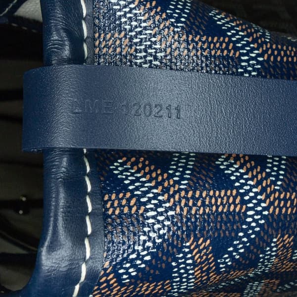 Pre-owned Goyard Goyardine Bellechasse PM Blue