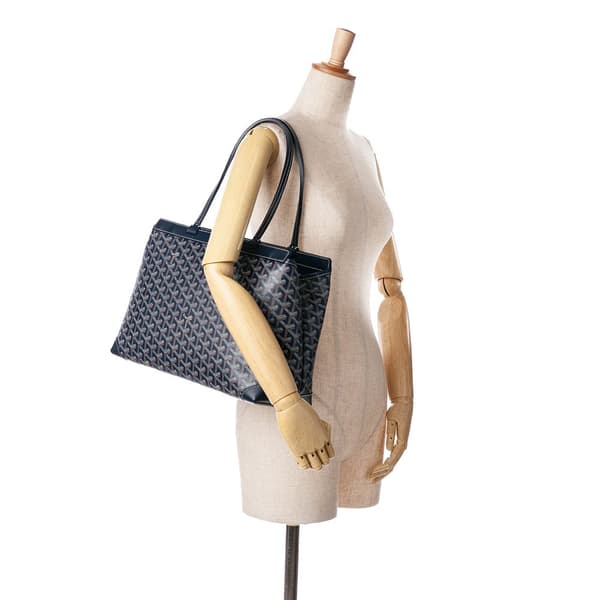 Pre-owned Goyard Goyardine Bellechasse PM Blue