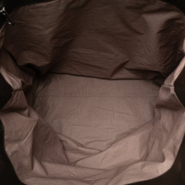 Pre-owned Bottega Veneta Nappa Intrecciato Belted Tote Brown