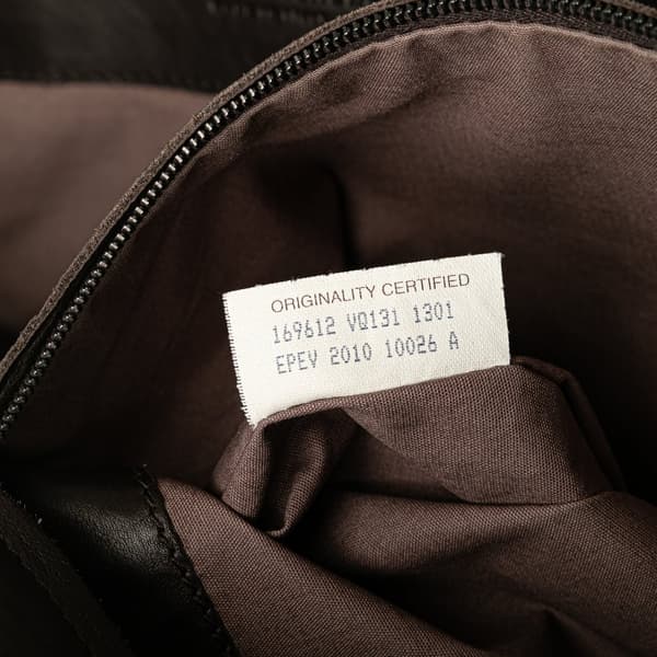 Pre-owned Bottega Veneta Nappa Intrecciato Belted Tote Brown