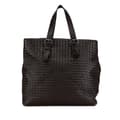 Pikkukuva 1 / 8: Pre-owned Bottega Veneta Nappa Intrecciato Belted Tote Brown