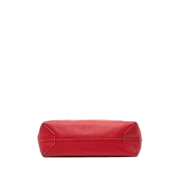 Pre-owned Hermès Clemence Double Sens 36 Red