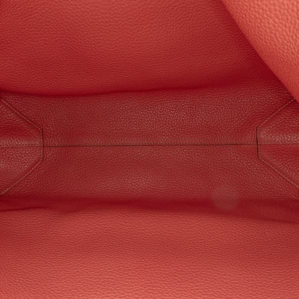 Pre-owned Hermès Clemence Double Sens 36 Red