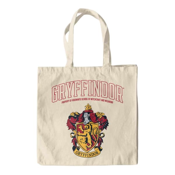 Harry Potter Gryffindor Tote Bag Natural One Size