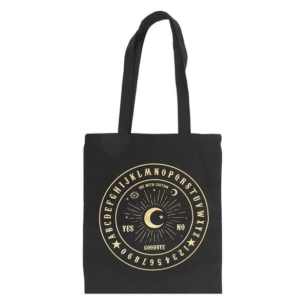 Something Different Talking Board Polycotton Tote Bag Black One Size