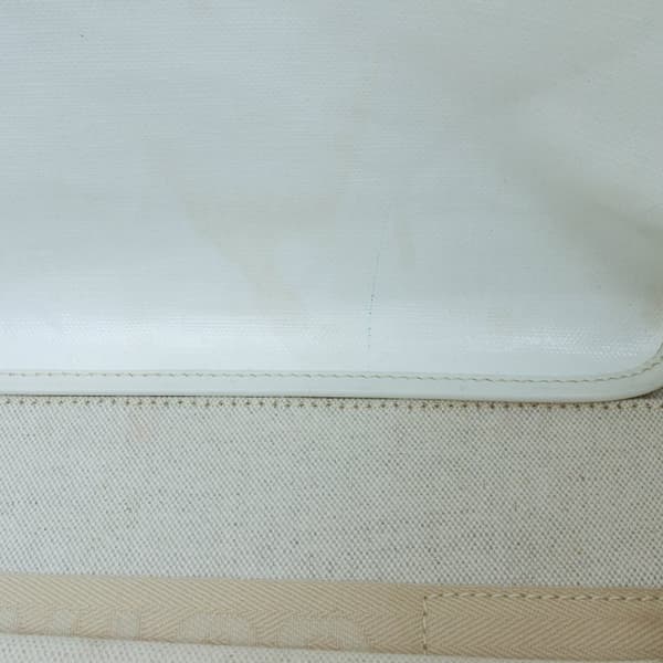 Pre-owned Goyard Goyardine Bellechasse PM White