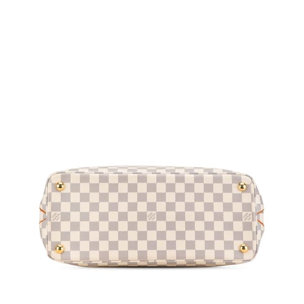 Pre-owned Louis Vuitton Damier Azur Calvi White