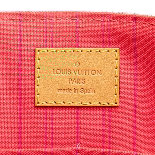 Pre-owned Louis Vuitton Damier Azur Calvi White
