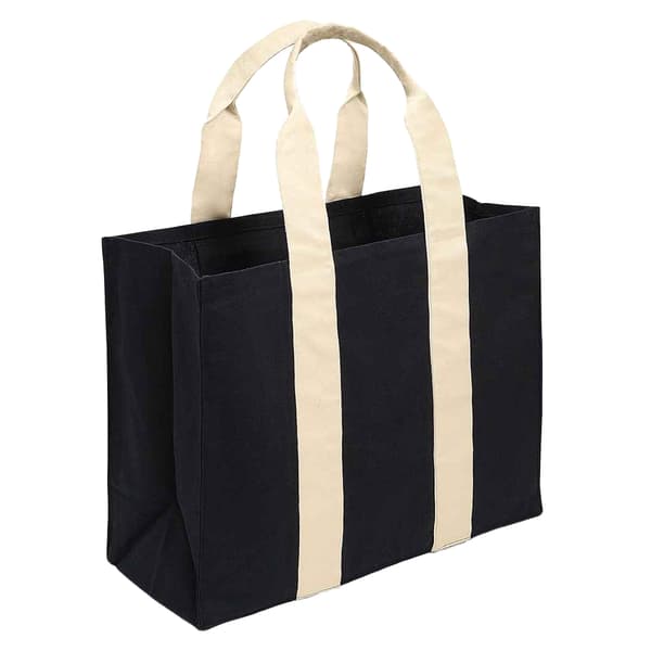 Brand Lab Wrap Canvas Tote Bag Black/Natural One Size