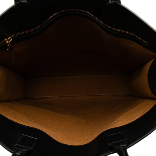 Pre-owned Celine Large Triomphe Cabas Vertical Tote Black