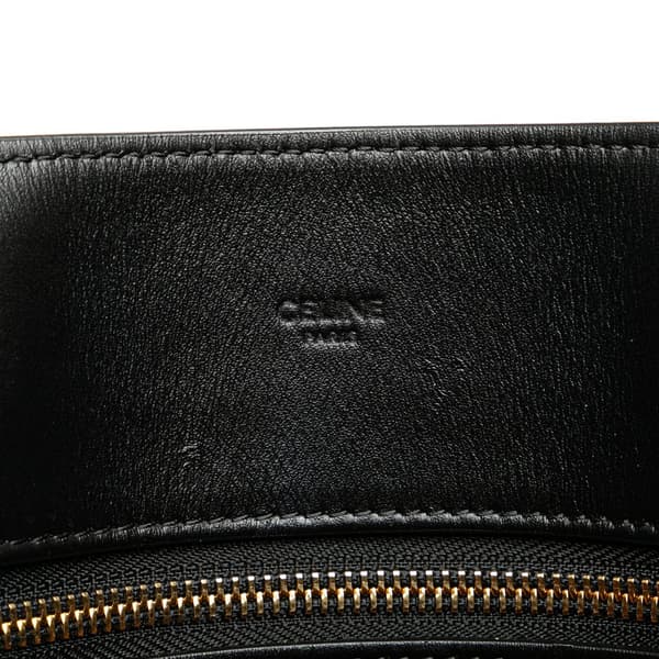 Pre-owned Celine Large Triomphe Cabas Vertical Tote Black