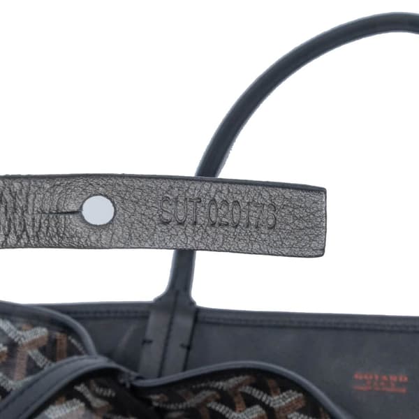 Pre-owned Goyard Goyardine Reversible Anjou GM Black