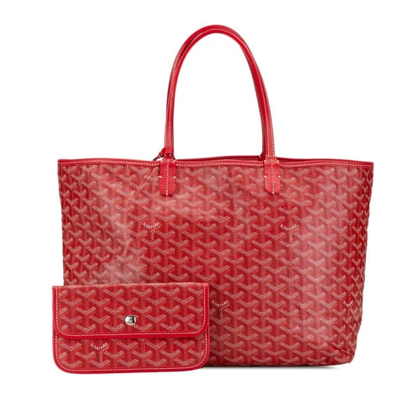 Pre-owned Goyard Goyardine Saint Louis PM Red