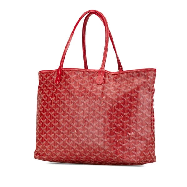 Pre-owned Goyard Goyardine Saint Louis PM Red