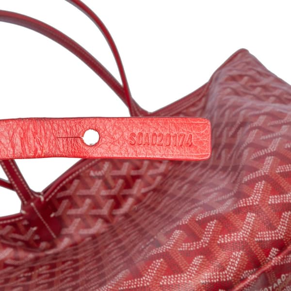 Pre-owned Goyard Goyardine Saint Louis PM Red