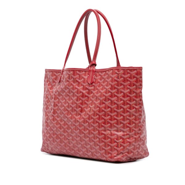 Pre-owned Goyard Goyardine Saint Louis PM Red