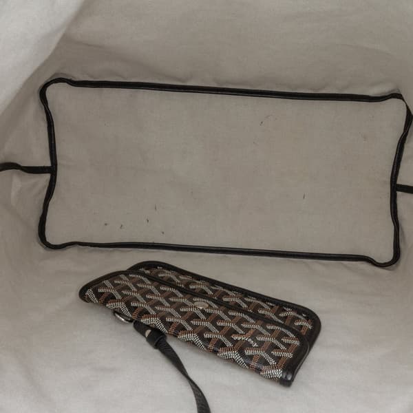 Pre-owned Goyard Goyardine Saint Louis GM Black