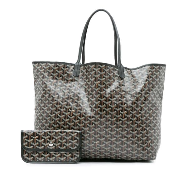 Pre-owned Goyard Goyardine Saint Louis GM Black