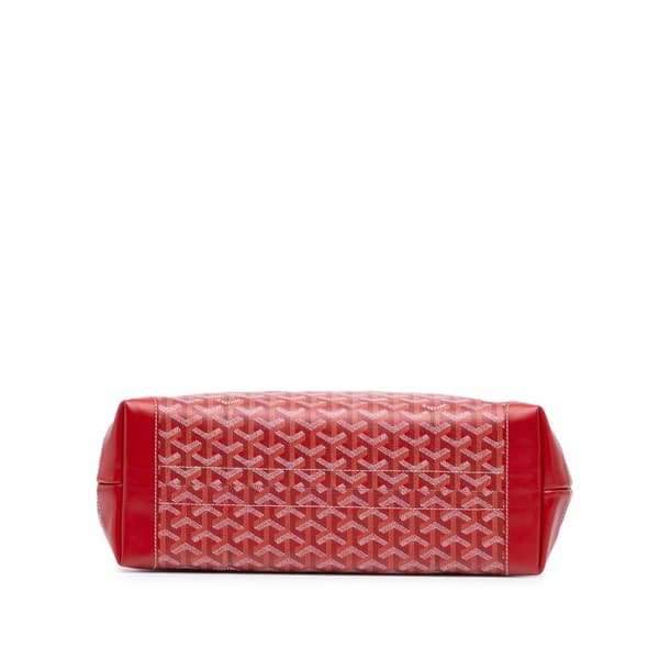 Pre-owned Goyard Goyardine Bellechasse PM Red