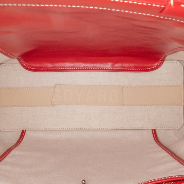 Pre-owned Goyard Goyardine Bellechasse PM Red