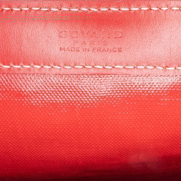 Pre-owned Goyard Goyardine Bellechasse PM Red