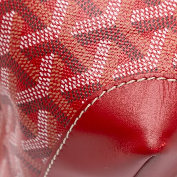 Pre-owned Goyard Goyardine Bellechasse PM Red