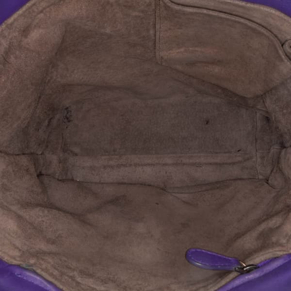 Pre-owned Bottega Veneta Nappa Intrecciato Tote Purple