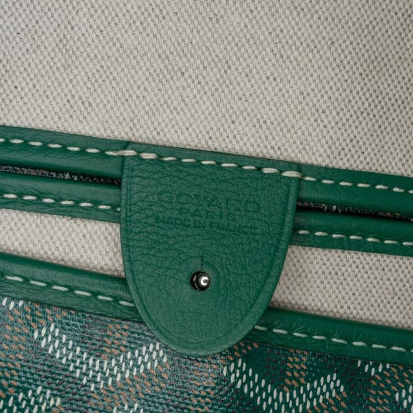 Pre-owned Goyard Goyardine Artois PM Green