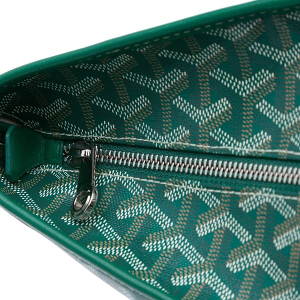 Pre-owned Goyard Goyardine Artois PM Green